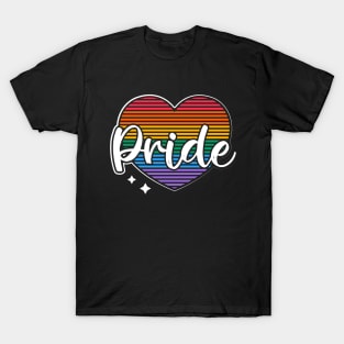 Colors of Love: A Pride Heart T-Shirt